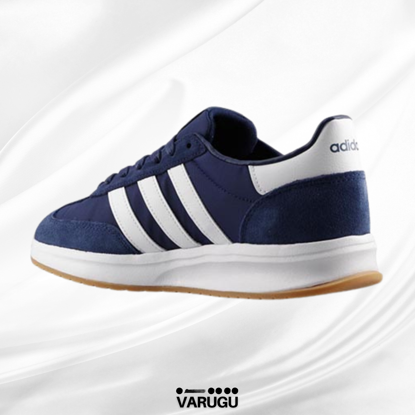 Tenis Adidas azul con franja hombres