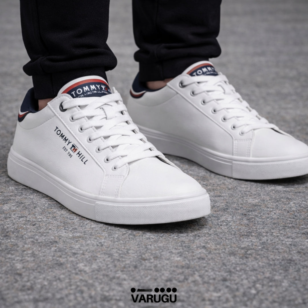 Tenis Tommy Hill blancos hombres