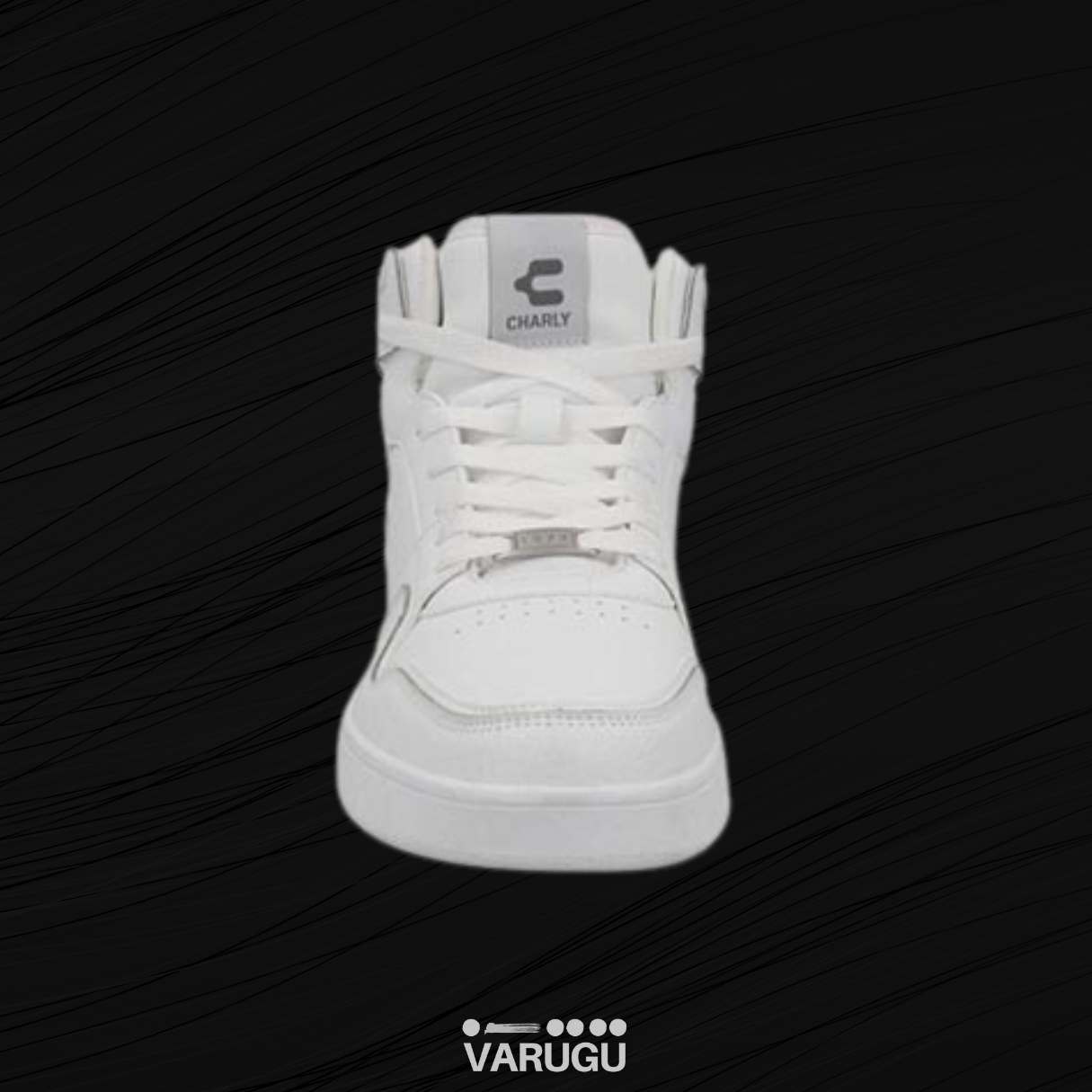 Tenis CHARLY blancos tipo bota para hombre