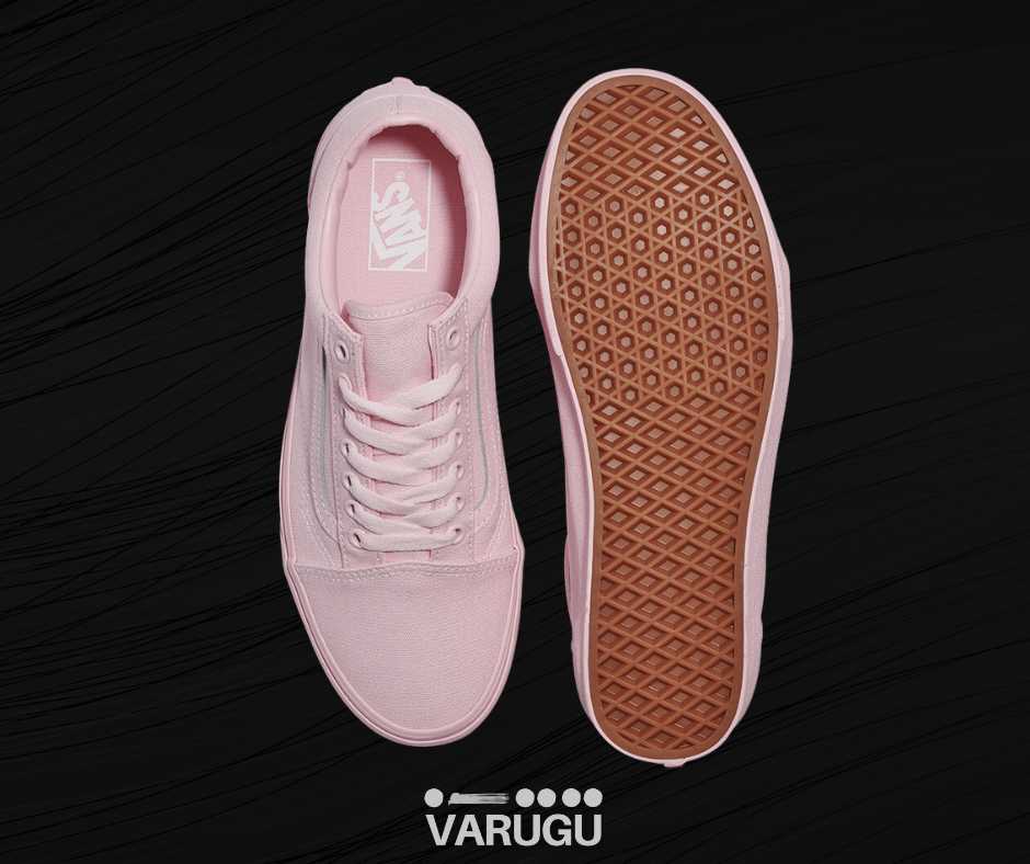Tenis VANS color rosa pastel bonitos para dama