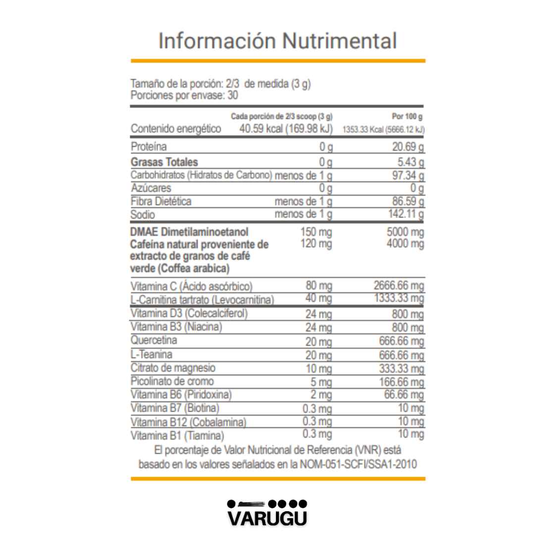 V ENERGY - Energía y vitalidad todo el día con enfoque y ánimo