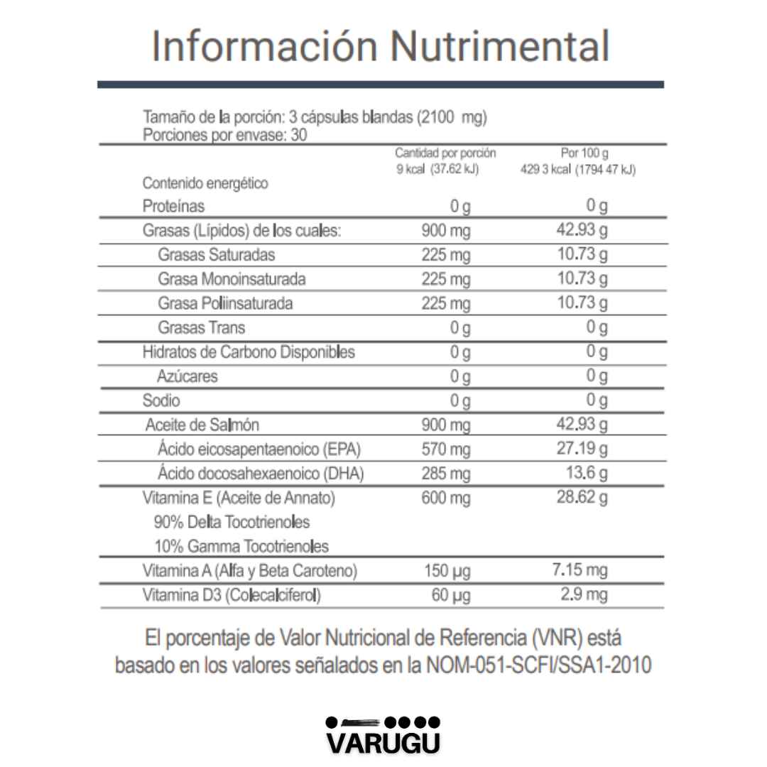 OMEGA 3 - Fortalece neuronas, inteligencia y cognición