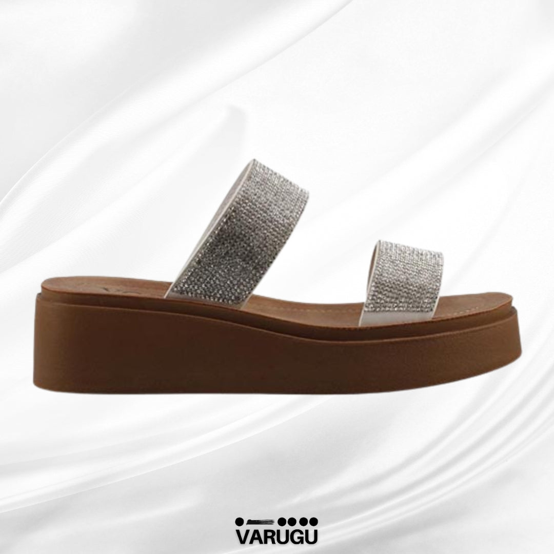 Sandalias con plataforma y plantilla acolchonada