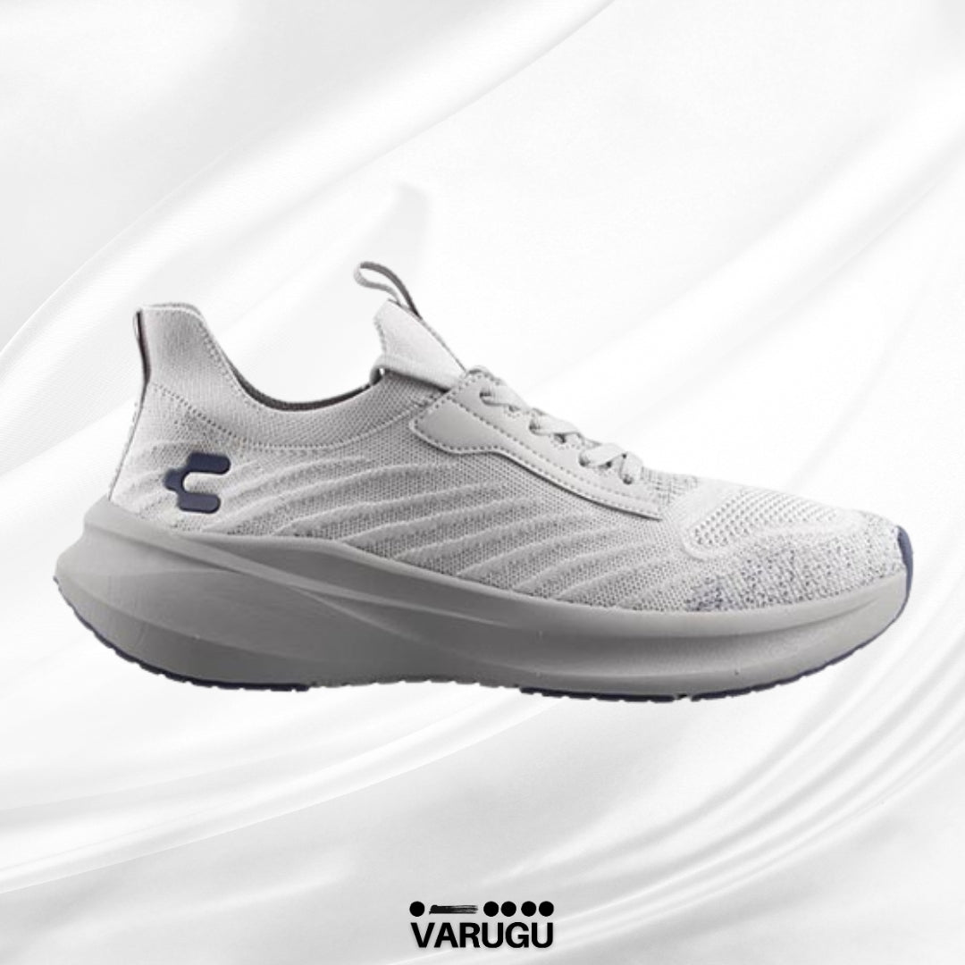 Tenis CHARLY color gris ajustable a la forma del pie para hombre