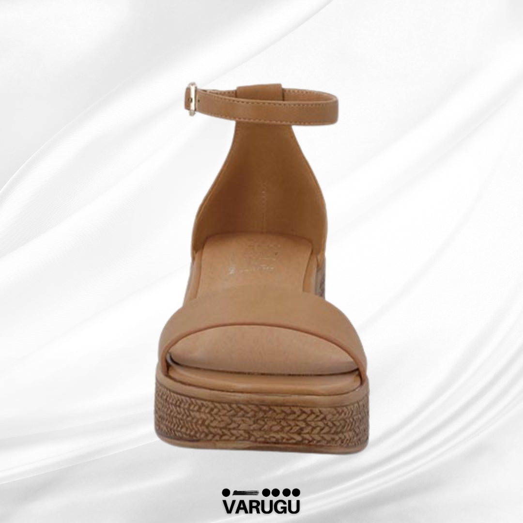 Sandalias color tan con plantilla acolchada