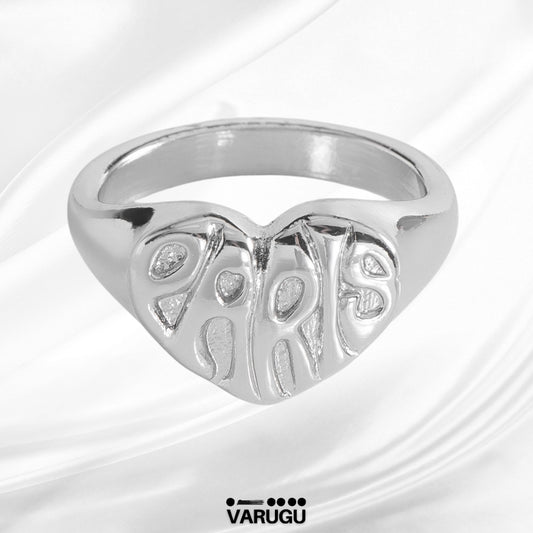 Anillo plata love - Paris Hilton