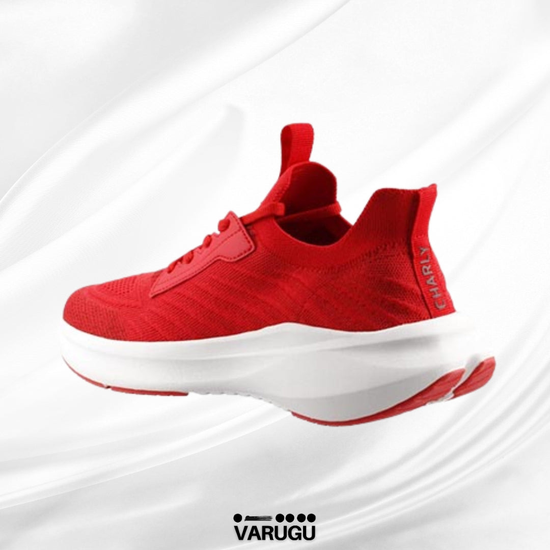 Tenis CHARLY color rojo con suela suave y flexible para caballero