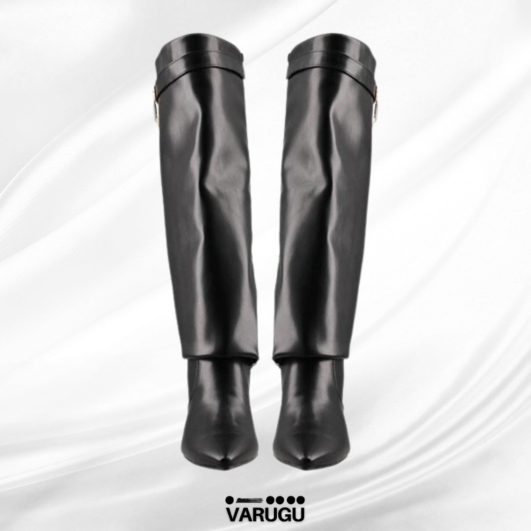 Botas largas de dama con diseño elegante