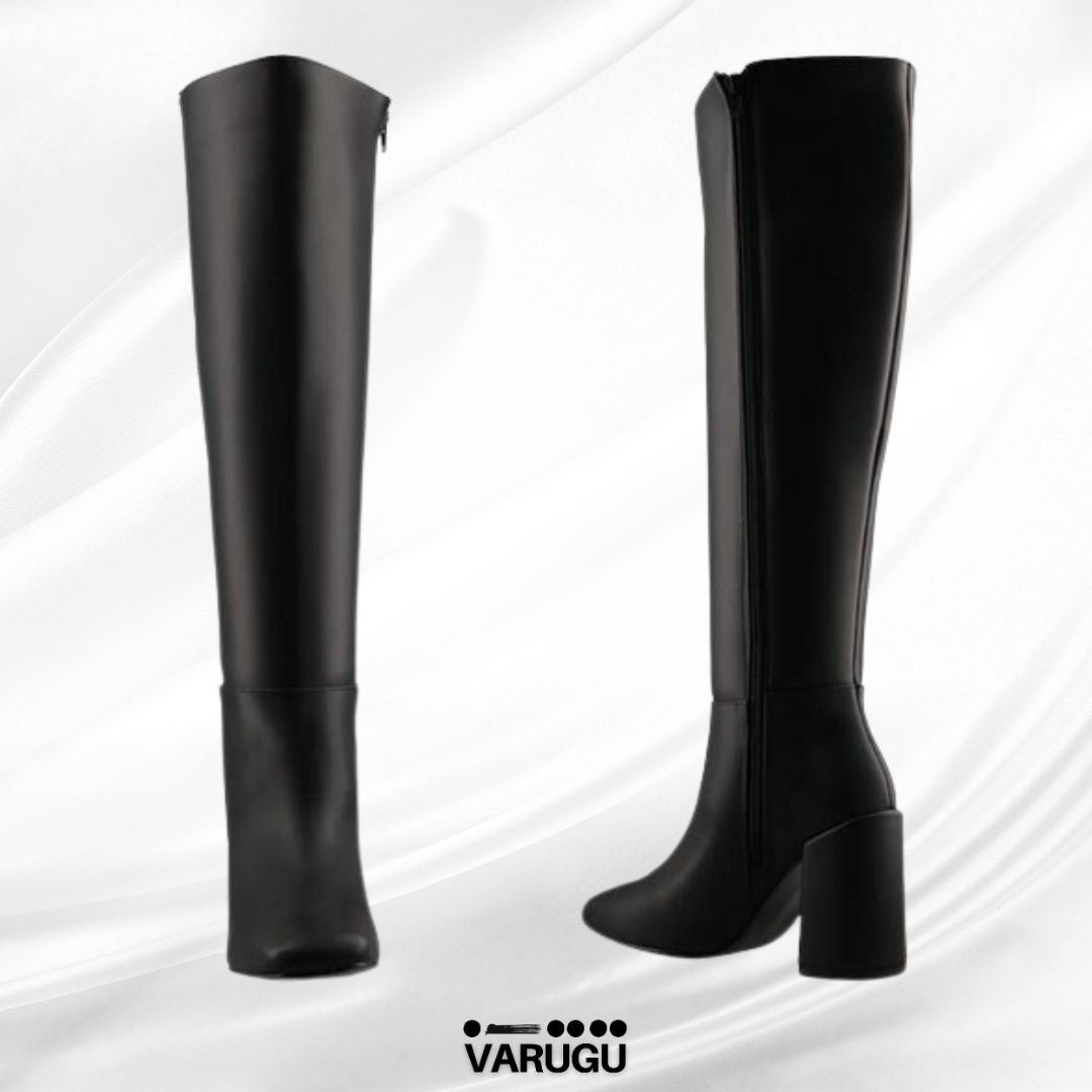 Botas largas negras elegantes y divinas