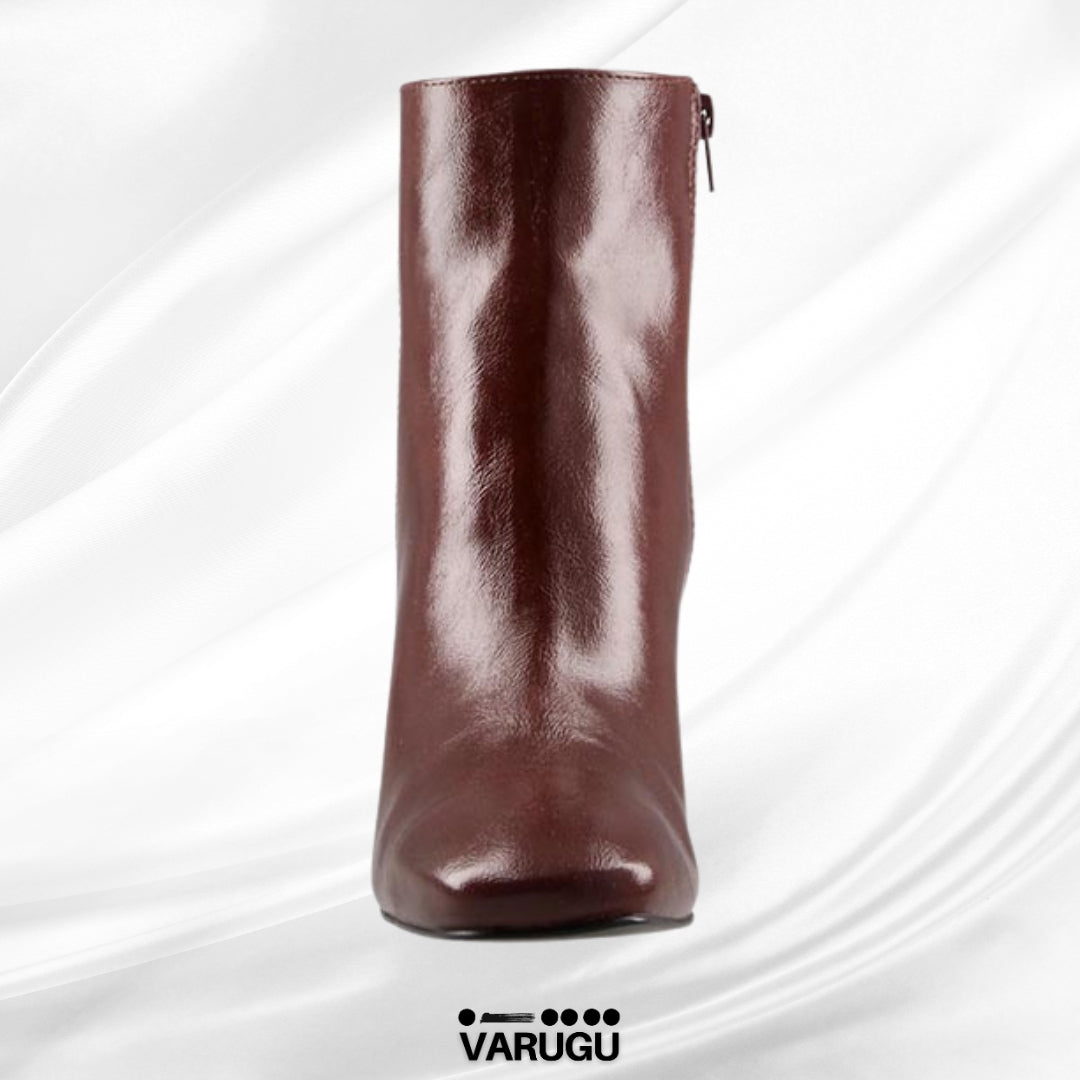 Botines color vino para mujer
