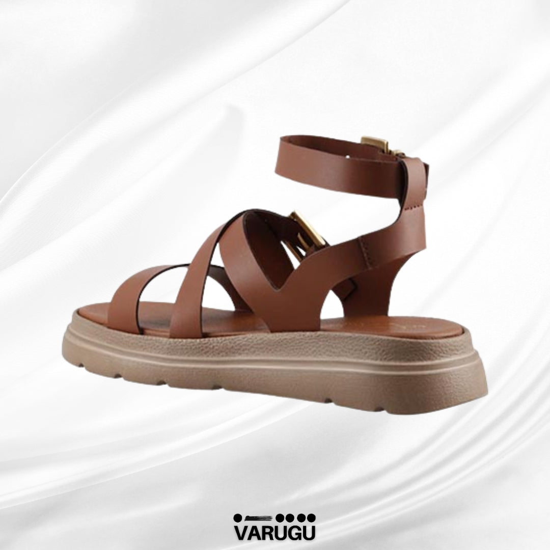 Sandalias con doble correa ajustable