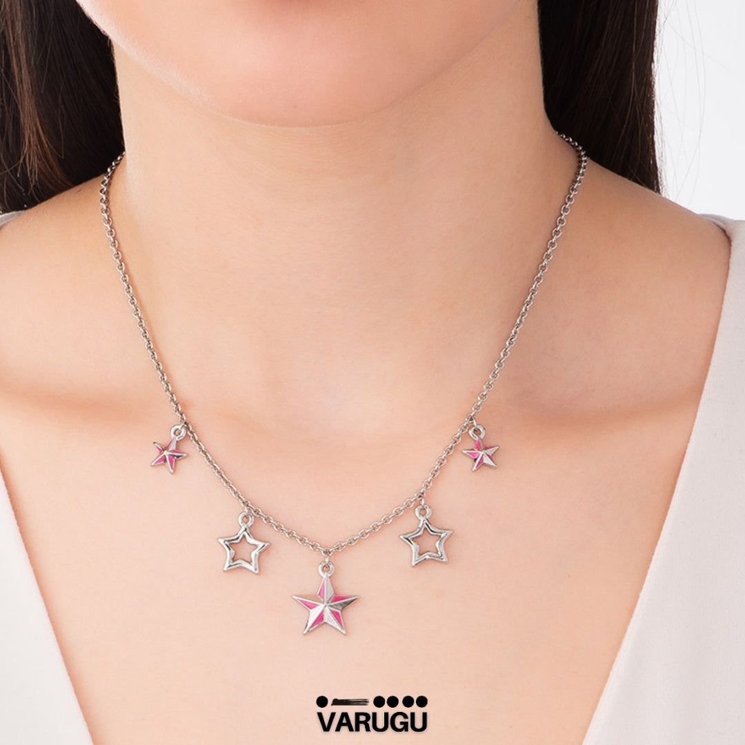 Collar plata con estrella - Paris Hilton