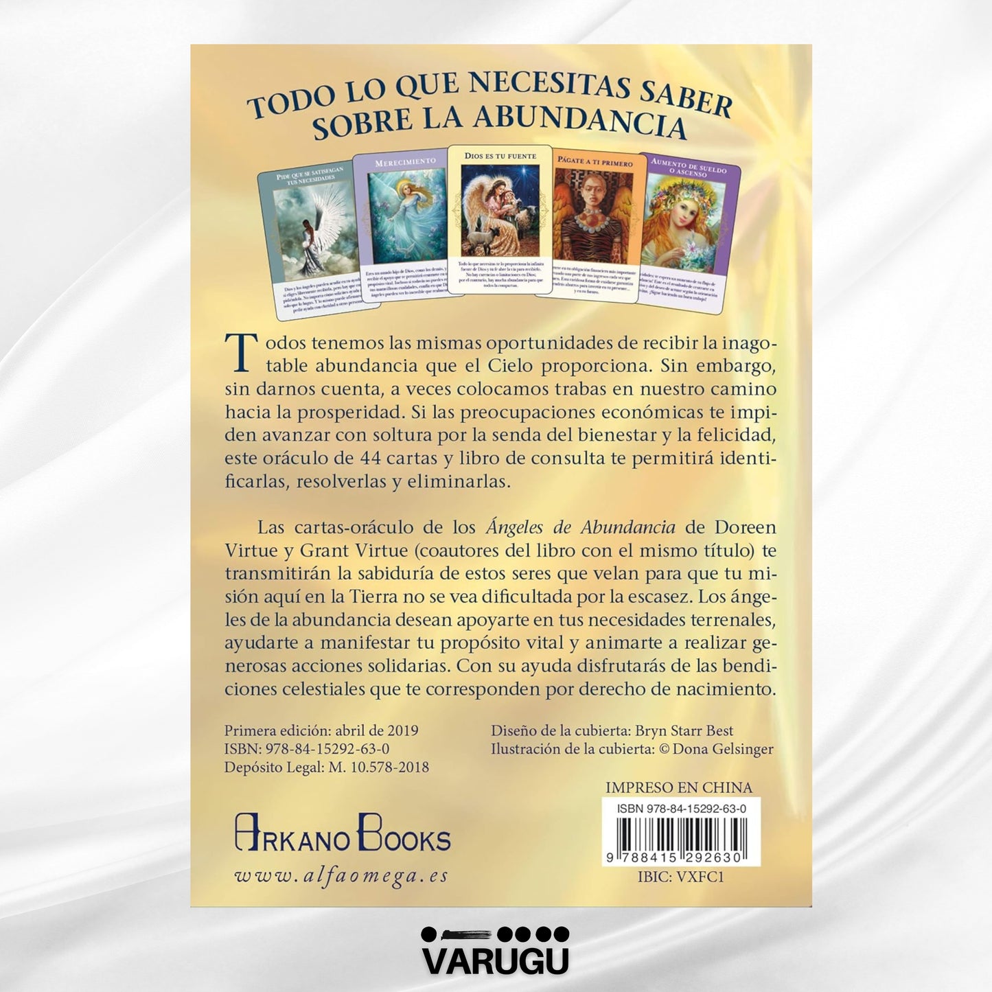 ORÁCULO Ángeles de abundancia - Libro y 44 Cartas - Grant Virtue