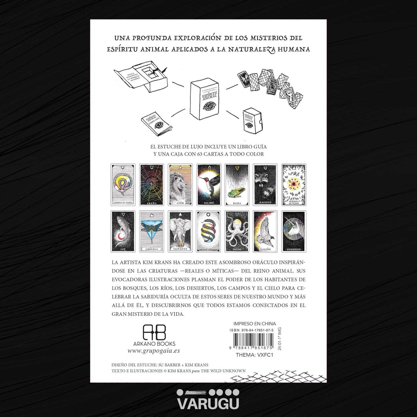 ORÁCULO Naturaleza misteriosa, espíritu animal - 63 Cartas - Kim Karns