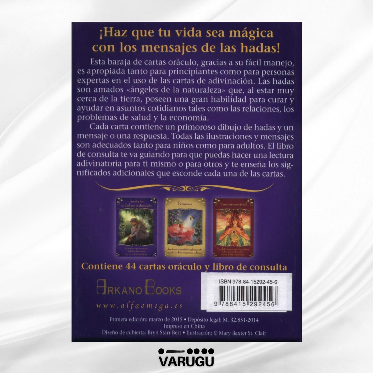 ORÁCULO Mensaje de las hadas - 44 Cartas y libro - Dra. Doreen Virtue