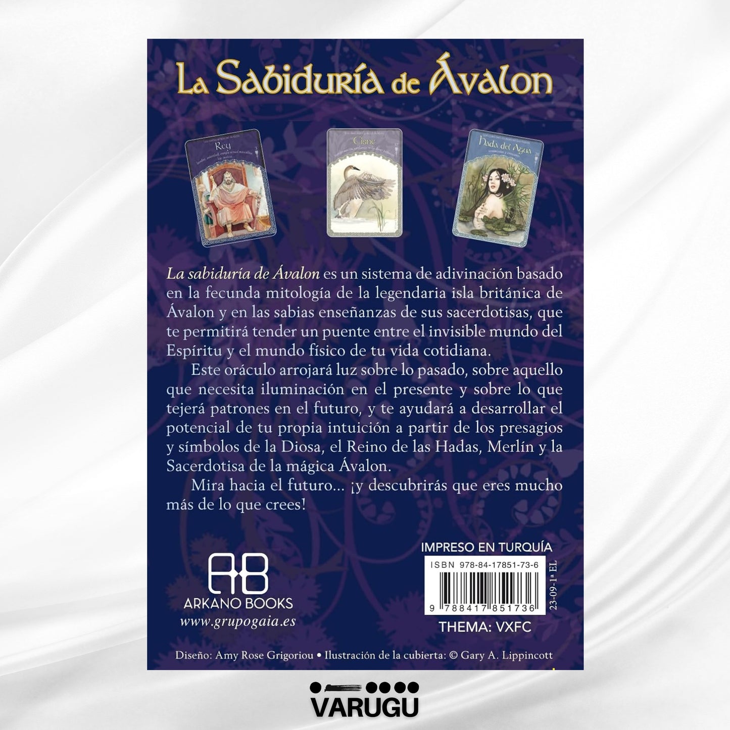ORÁCULO Sabiduría de Avalon - 52 Cartas y libro - Colette Baron Reid