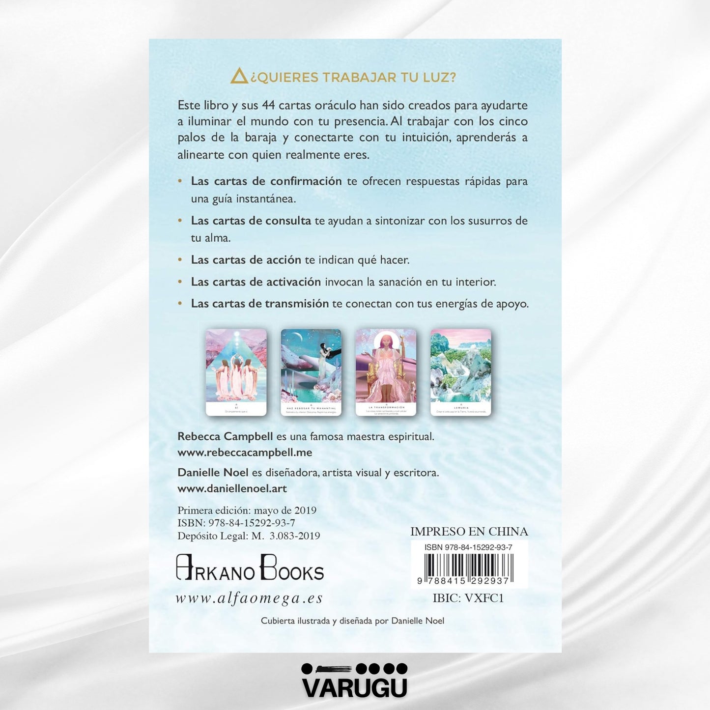 ORÁCULO Trabaja tu luz - 44 Cartas y libro - Rebecca Campbell