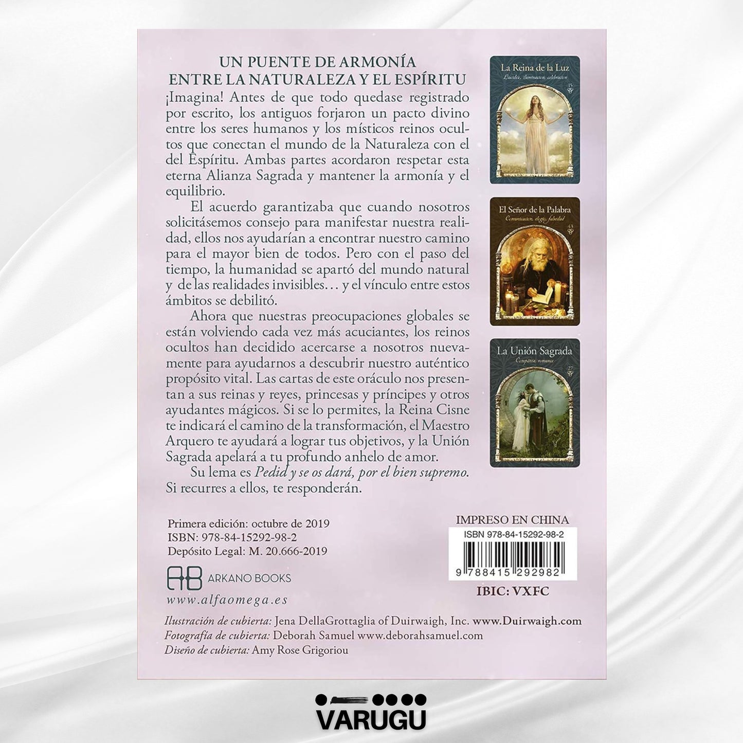 ORÁCULO Sabiduría de los reinos ocultos - Libro y 44 Cartas - Colette Baron