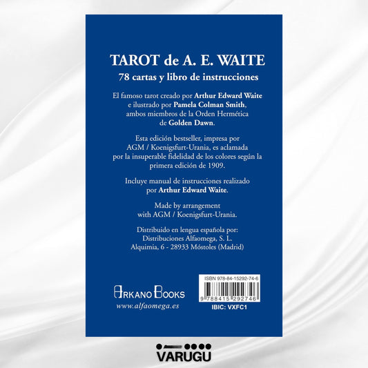 TAROT A.E Waite - 78 cartas y libro - Johannes Fiebig