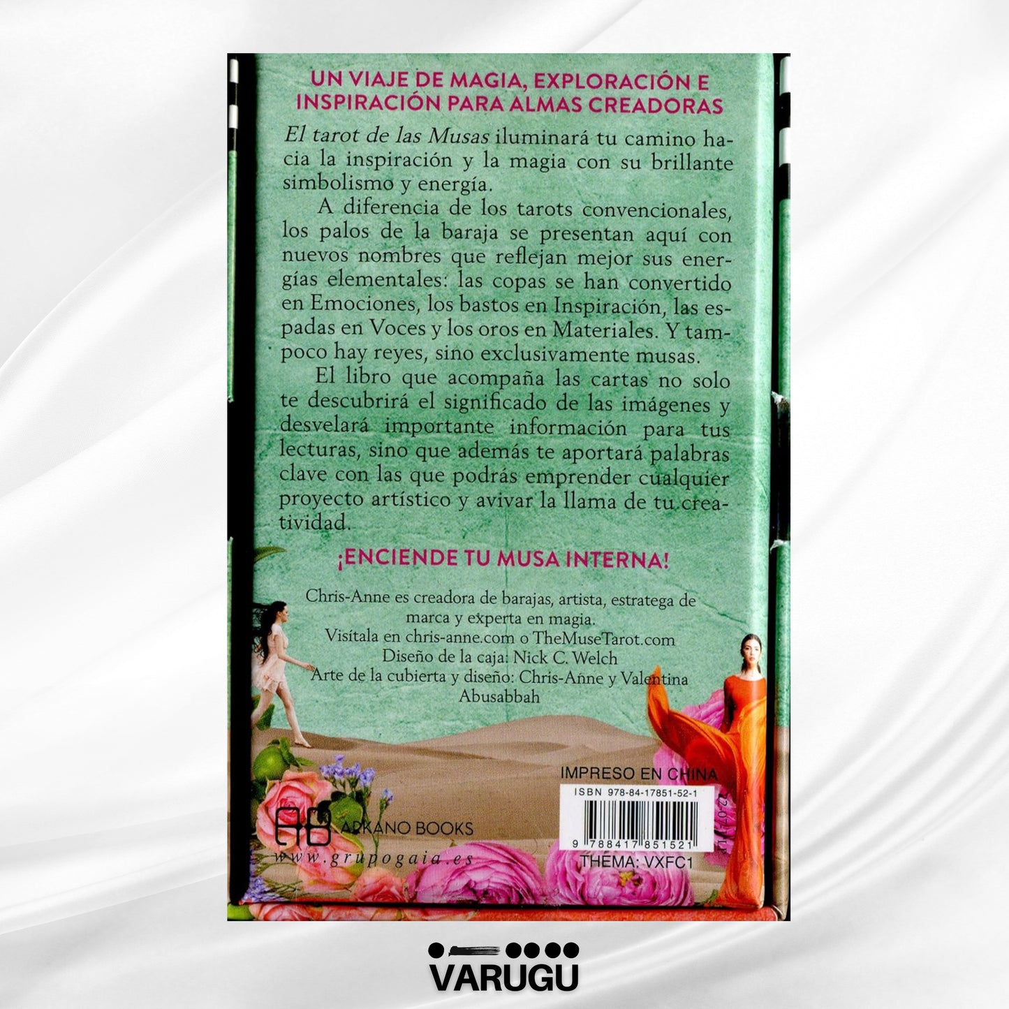 TAROT de las musas - 78 Cartas y libro - Chris Anne