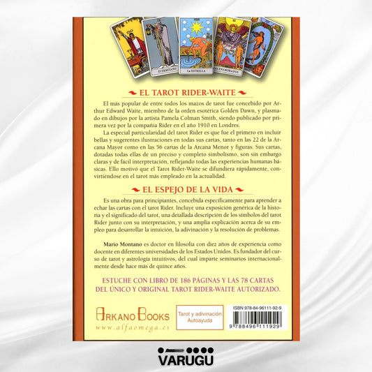 TAROT Rider El espejo de la vida - 78 Cartas y libro - Mario Montano