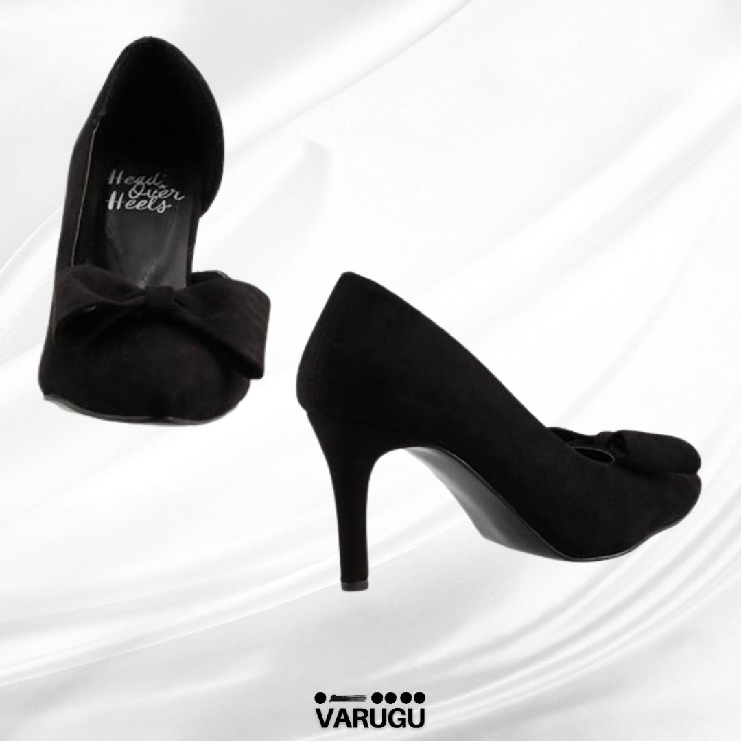 Zapatillas de vestir con moño