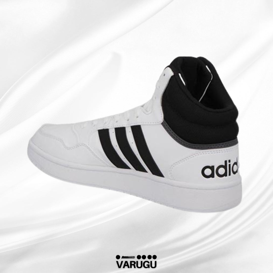 Tenis ADIDAS blancos con negro para caballero