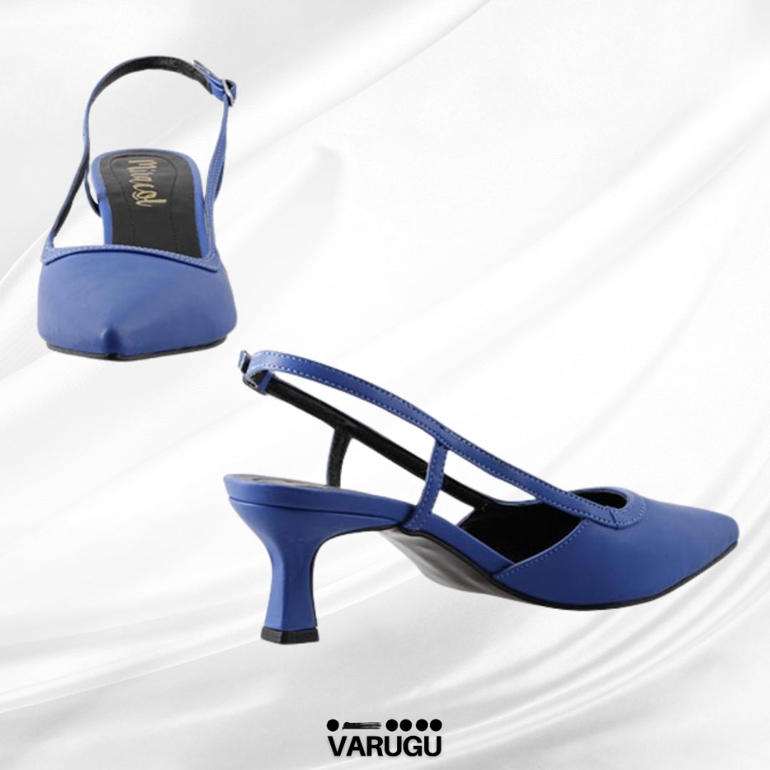 Zapatillas sofisticadas color lazuli