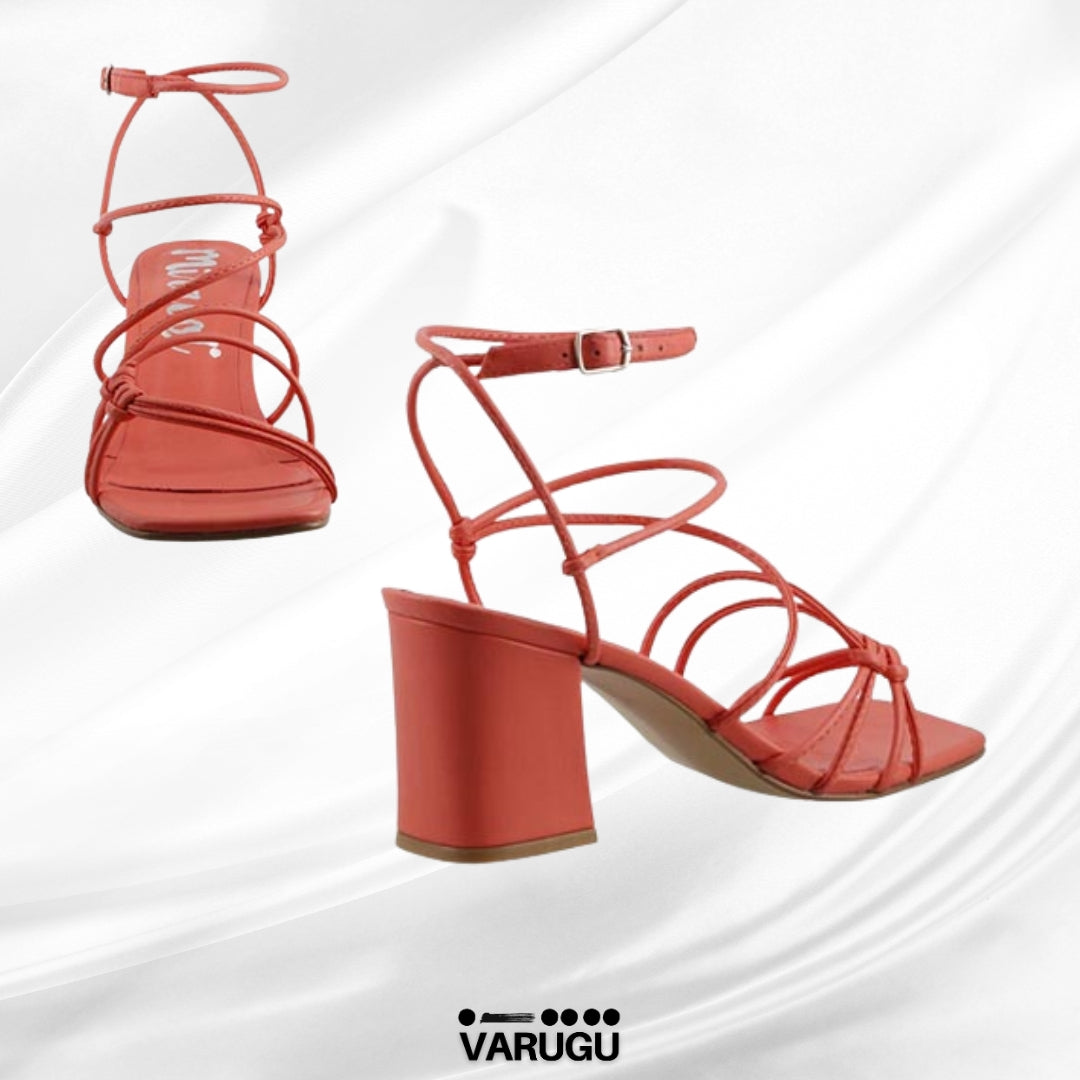 Zapatillas color arrecife de tiras para mujer