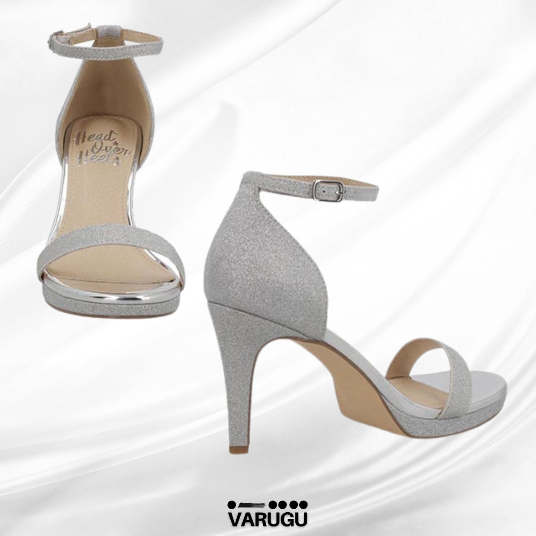 Zapatillas altas con brillos para mujer