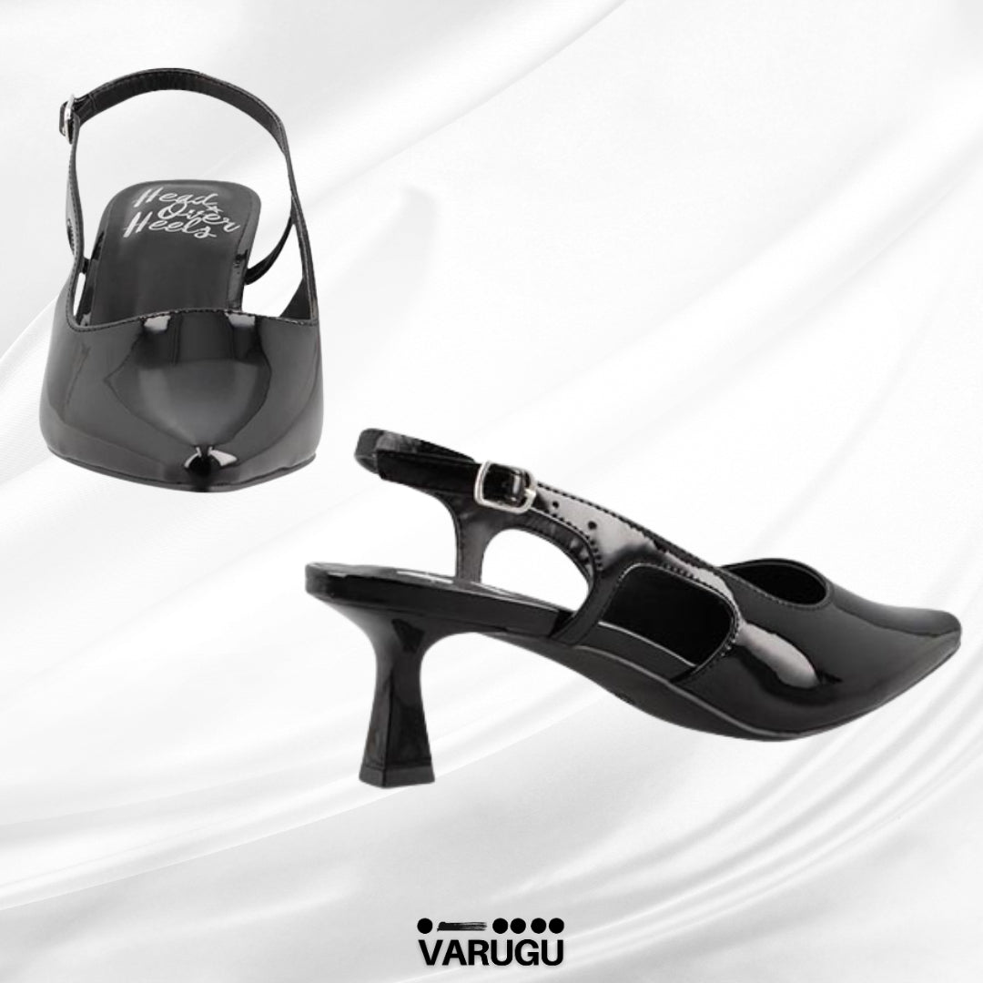 Zapatillas negras cómodas y elegantes