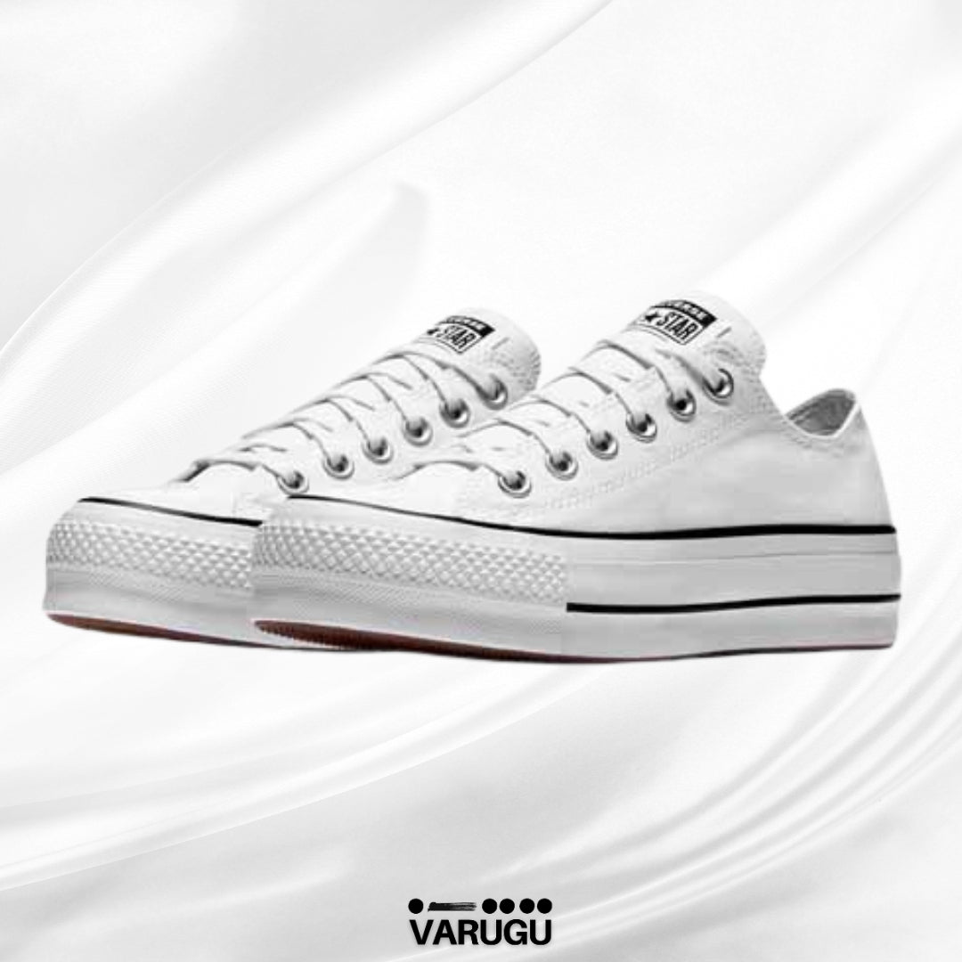 Tenis CONVERSE blancos mujer suela gruesa