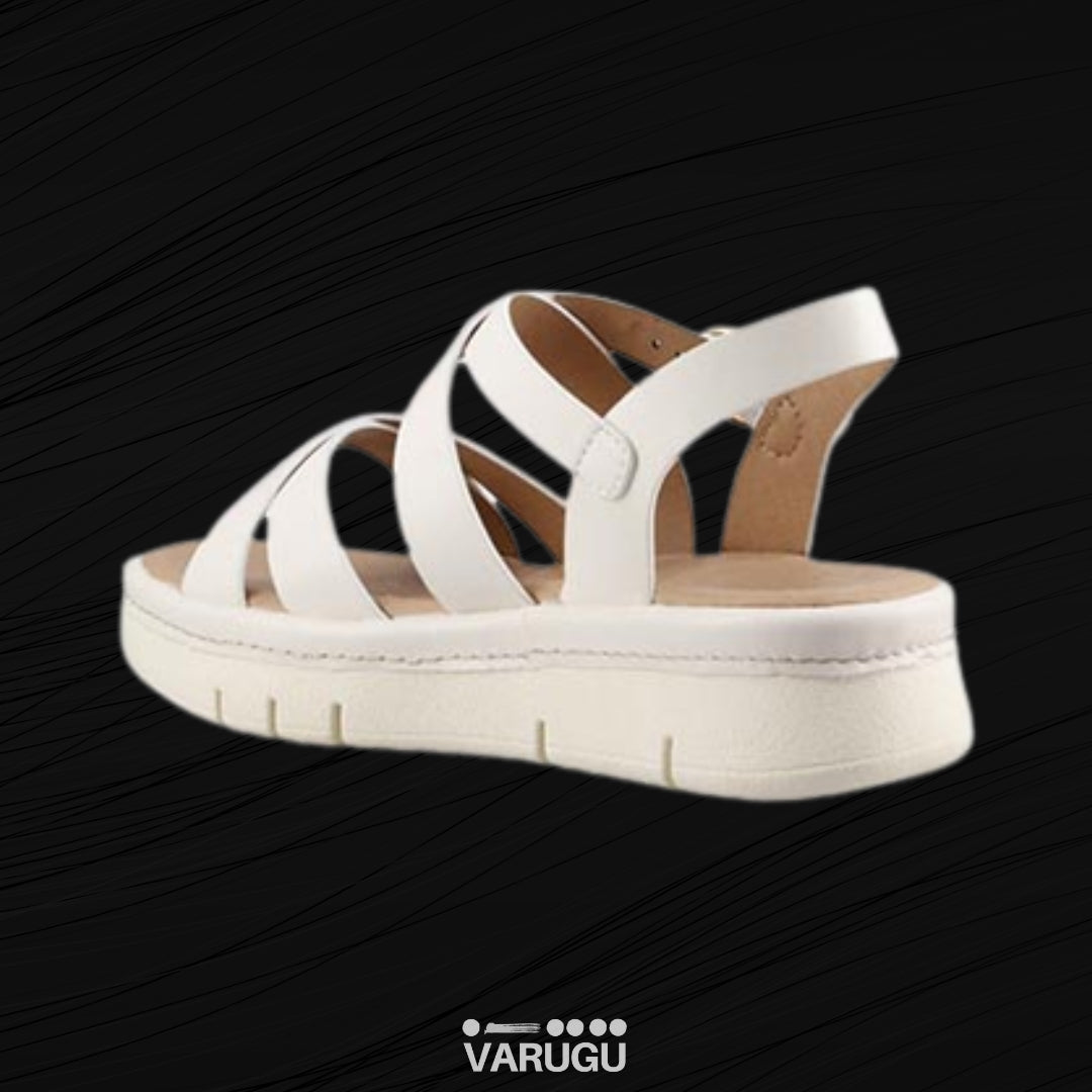 Sandalias color latte con plantilla acolchada