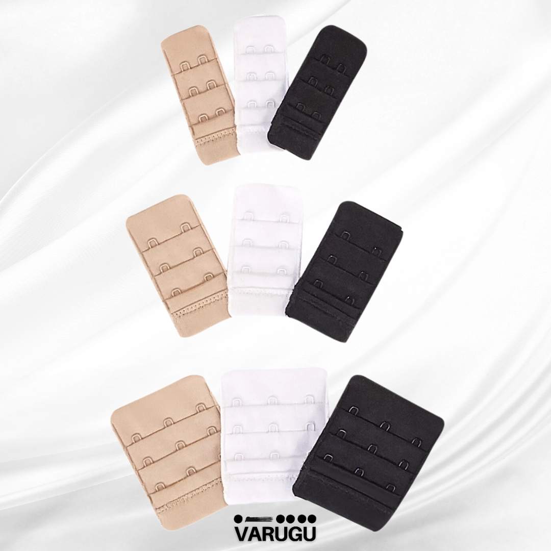 Paquete de extensiones parra brasier | 3 medidas | 3 tonos