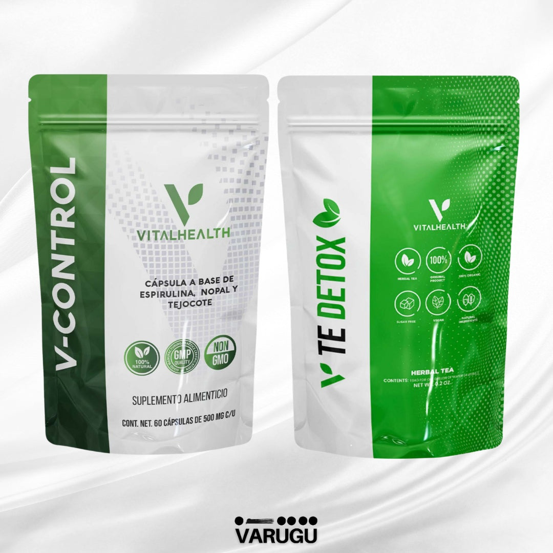 KIT Control de peso + Té Detox | Estancamiento y metabolismo lento