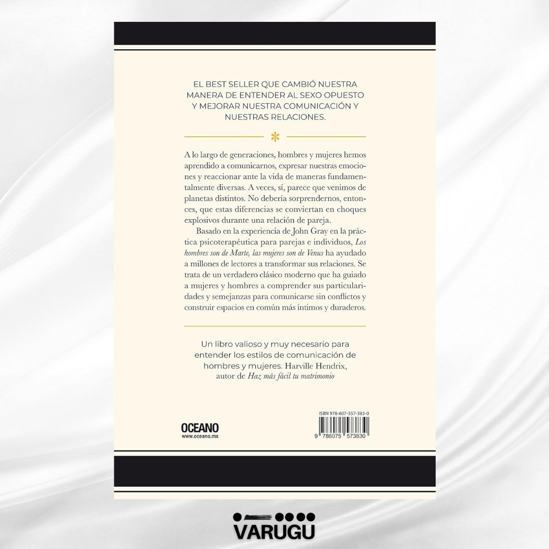 Libro - Los hombres son de Marte y las mujeres son de Venus - John Gray