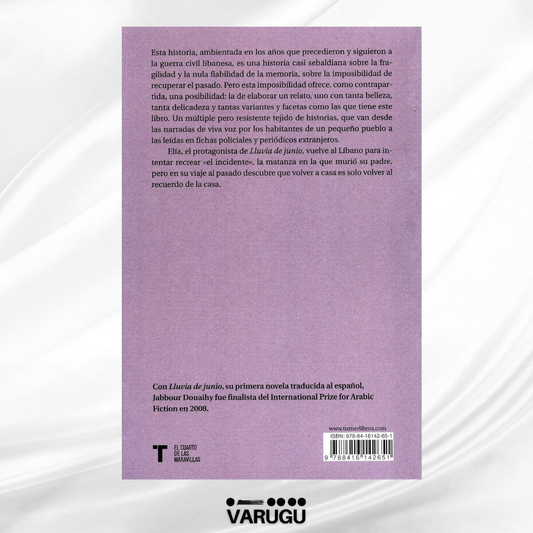 Libro - Lluvia de junio - Jabbour Douaihy