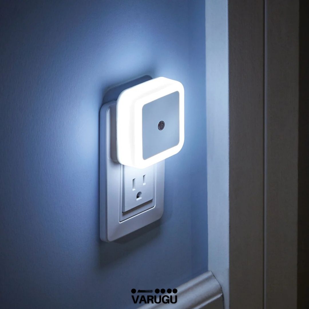 Luz de noche tipo foco cuadrado