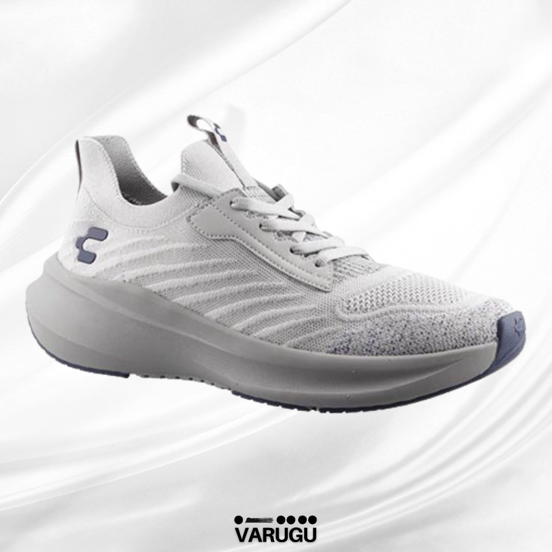 Tenis CHARLY color gris ajustable a la forma del pie para hombre