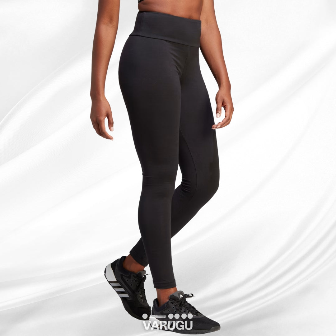 Leggings deportivos ADIDAS | Ajuste perfecto | Negro con blanco