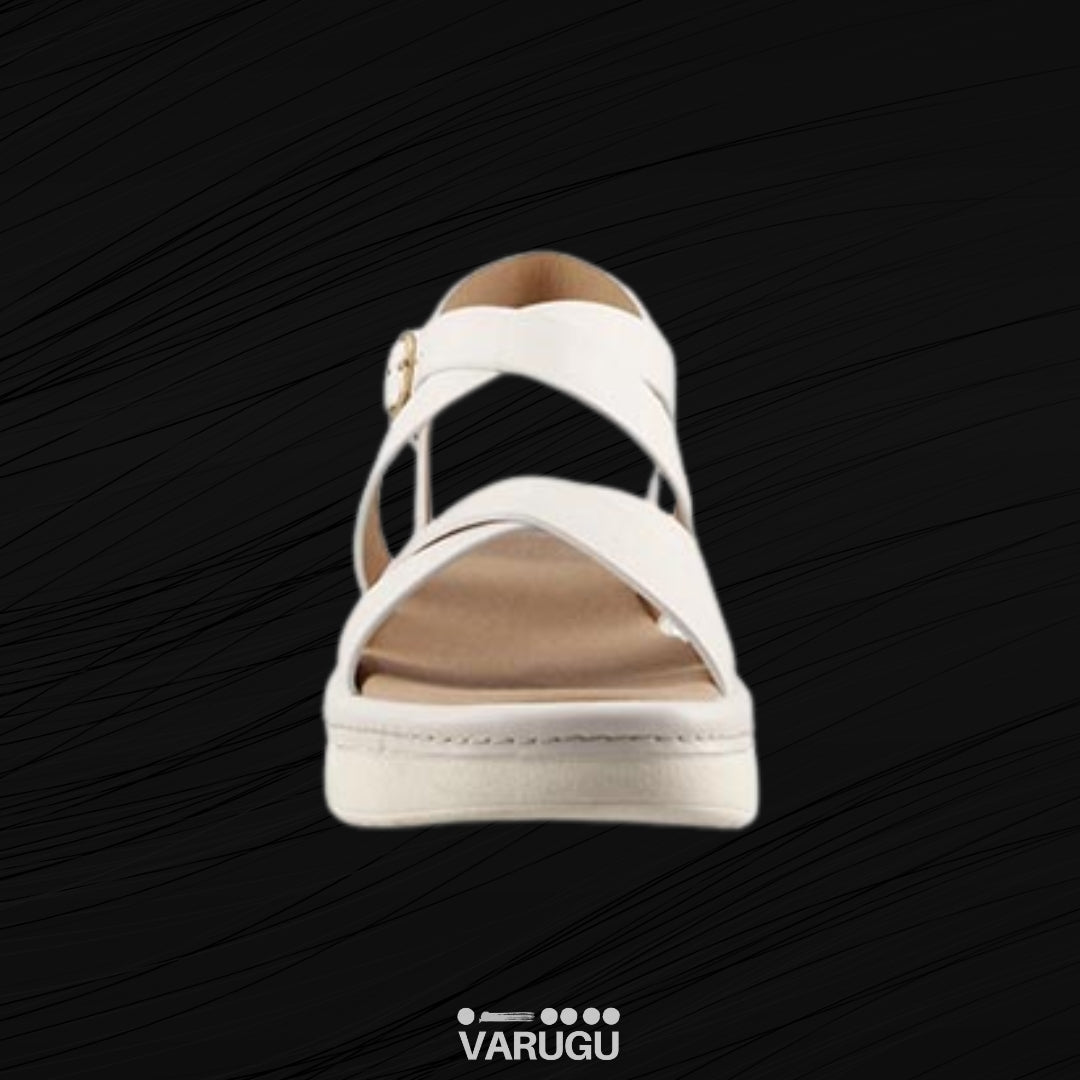 Sandalias color latte con plantilla acolchada
