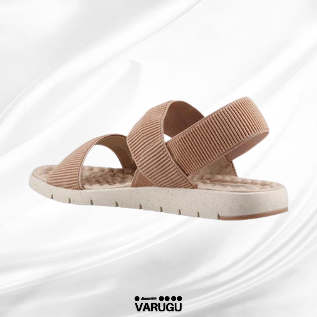 Sandalias flexibles color maquillaje