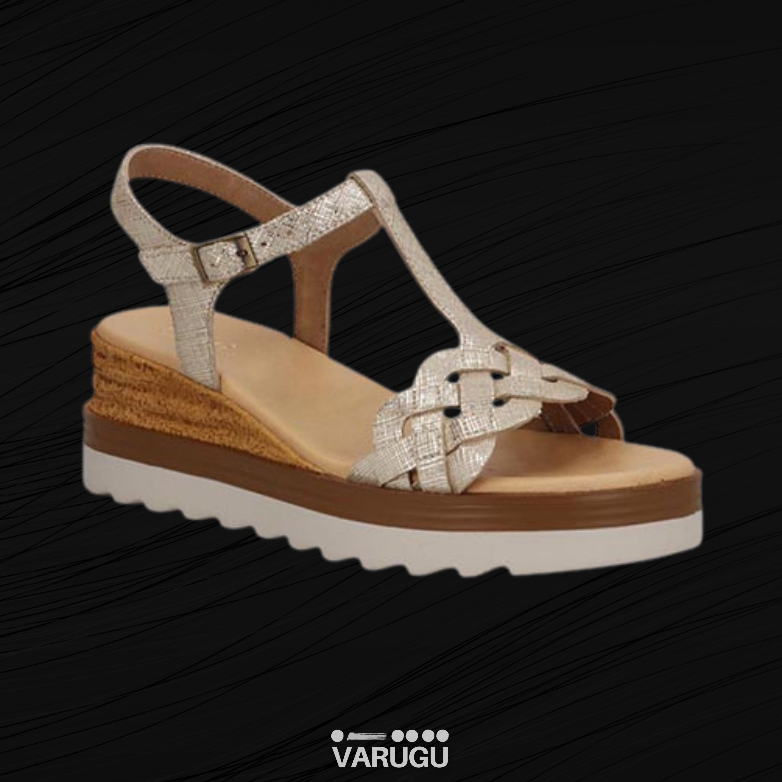 Sandalias blancas 2025 flexi