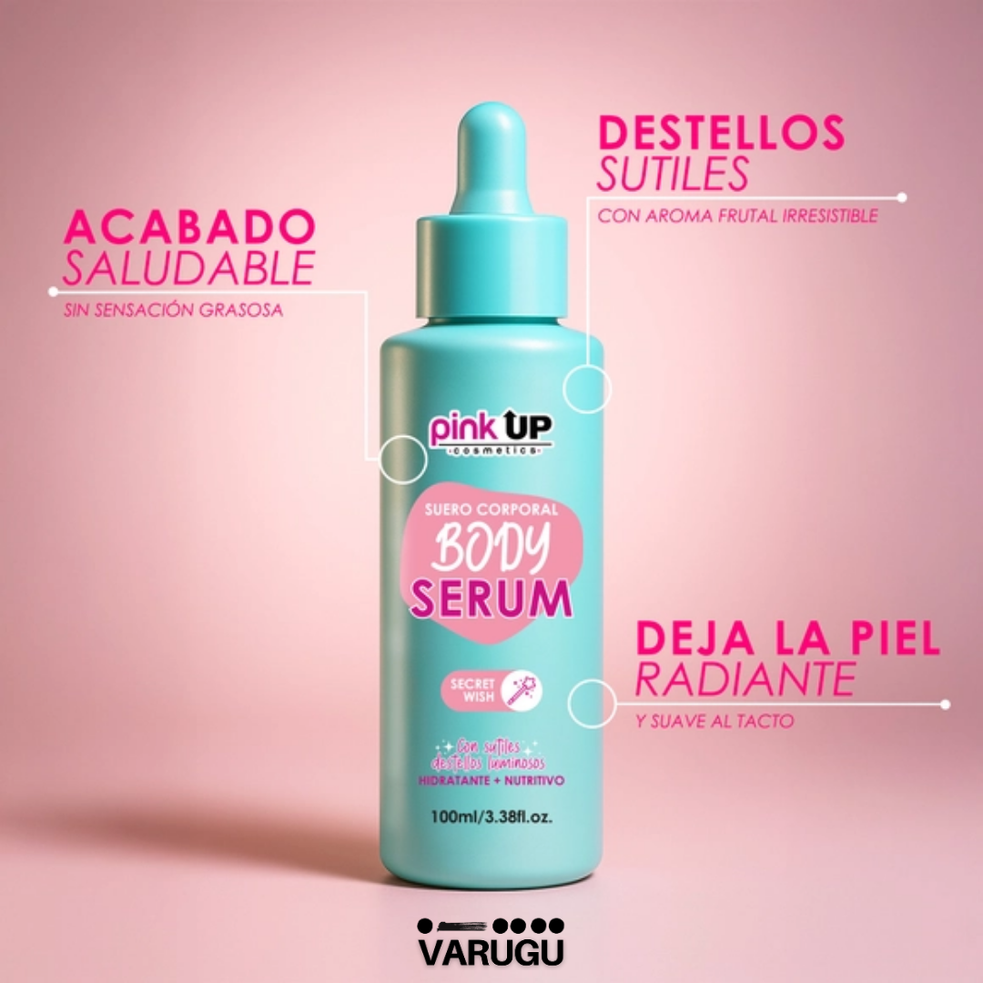 Suero corporal con brillo Secret Wish - Pink Up