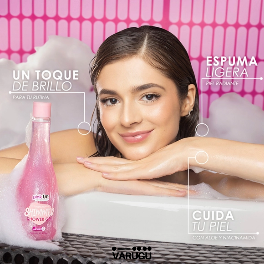 Shampoo corporal con glitter - Pink Up