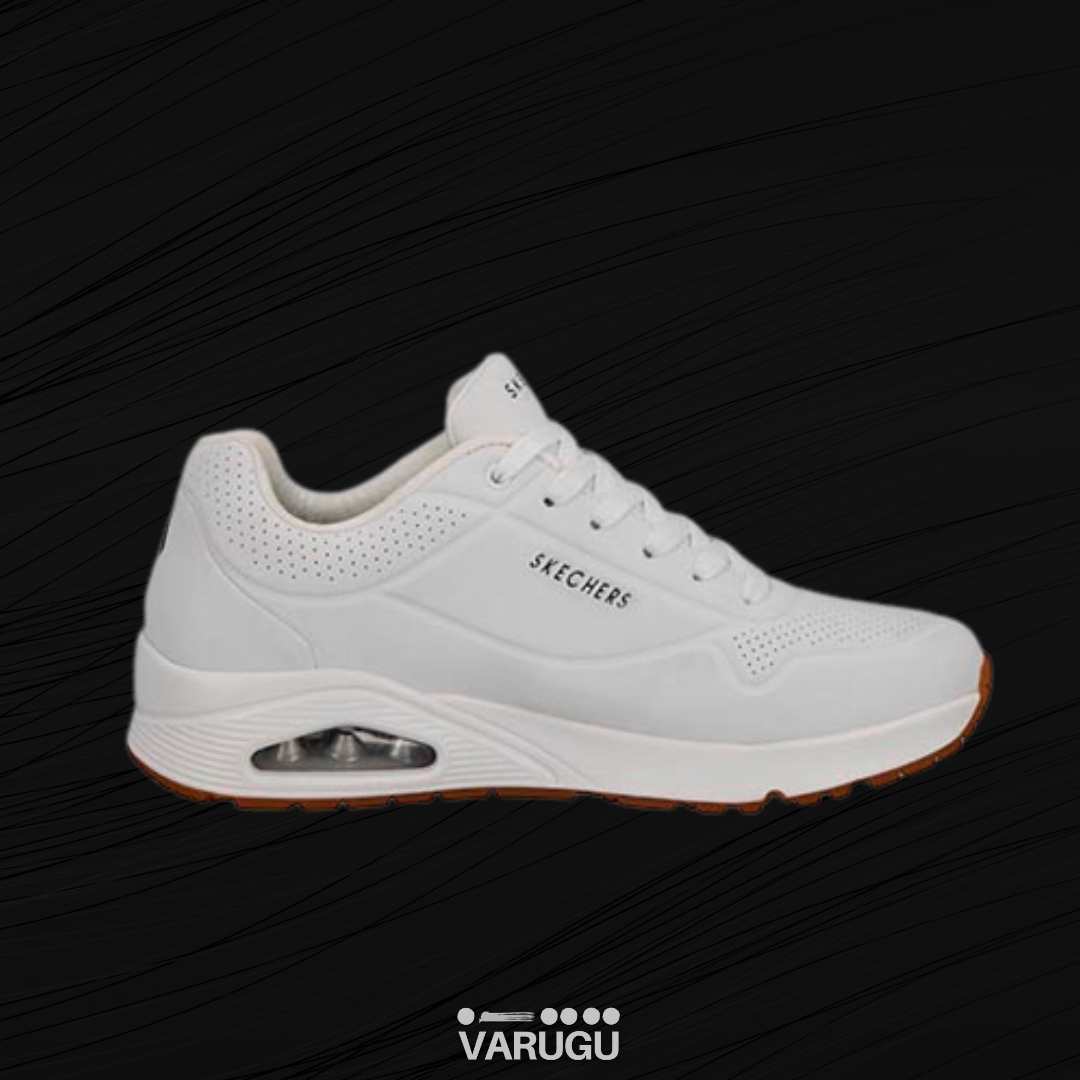 Tenis para ejercicio SKECHERS color blanco para hombre