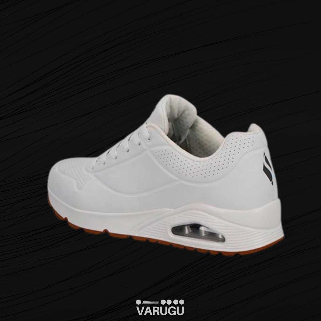 Tenis para ejercicio SKECHERS color blanco para hombre
