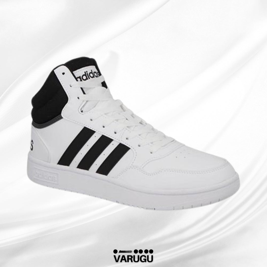 Tenis ADIDAS blancos con negro para caballero
