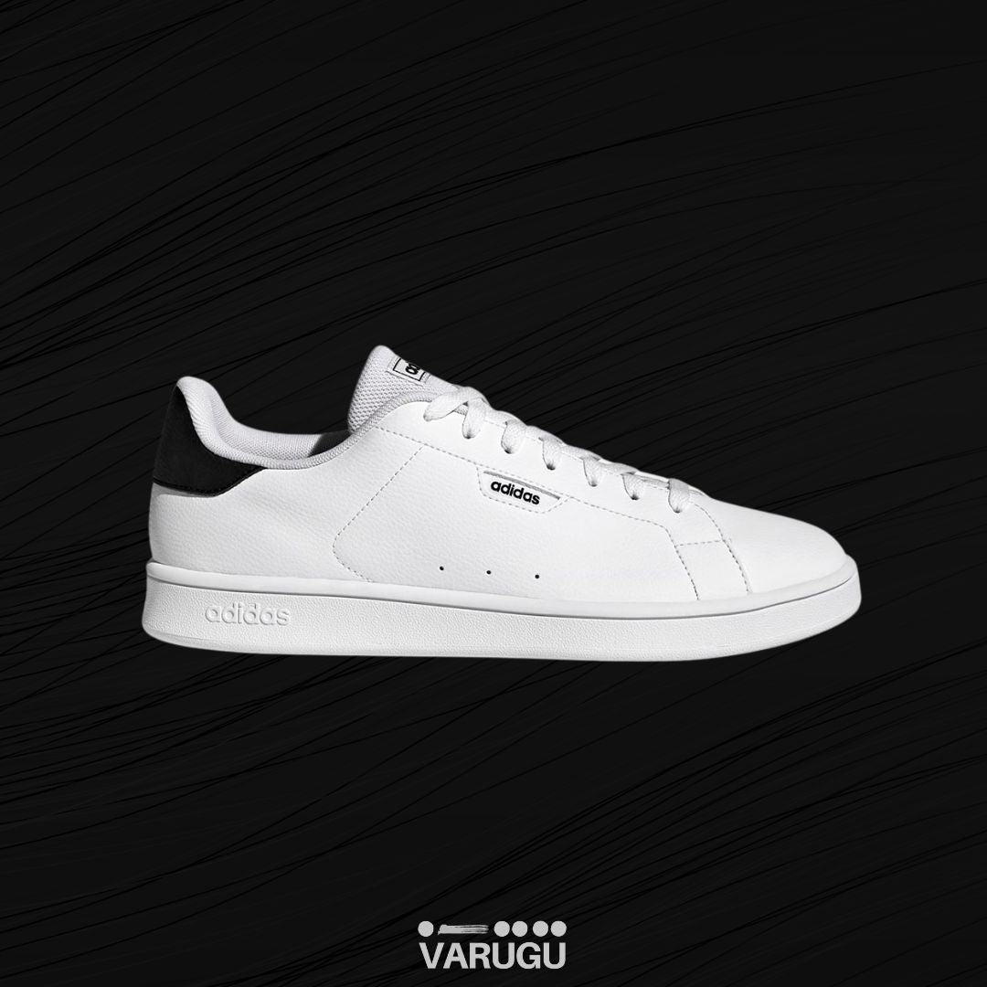 Tenis ADIDAS blancos con letras negras para hombre