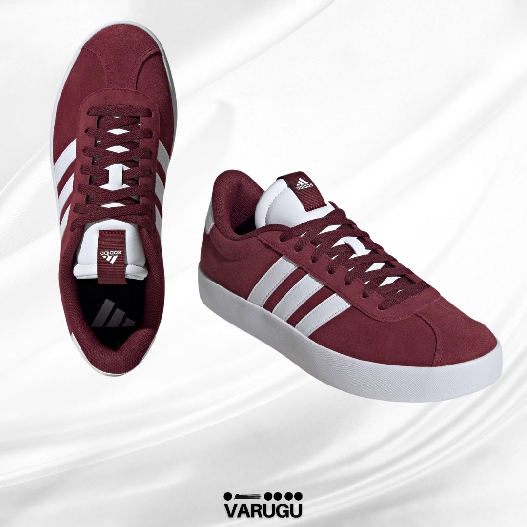 Tenis ADIDAS rojos de gamusa para hombre